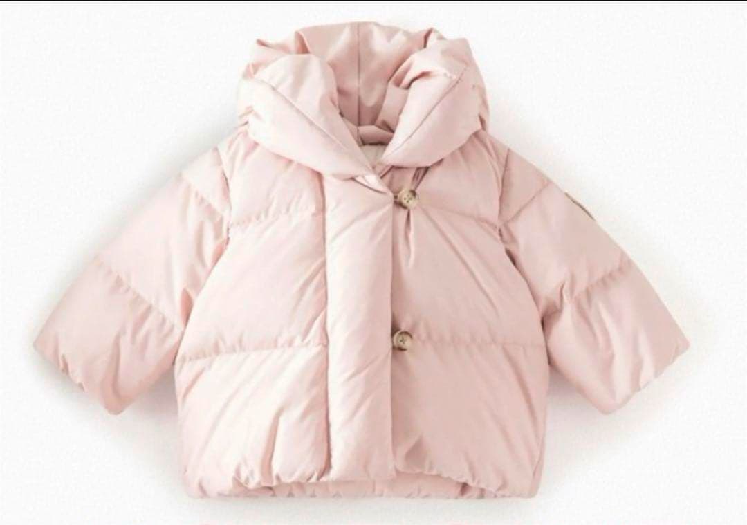 Bonpoint ボンポワン◆18M ダウン アウター フード付　ピンク