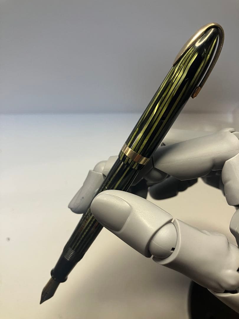 レア　SHEAFFER シェーファー 万年筆 タッカウェイ　ミリタリークリップ