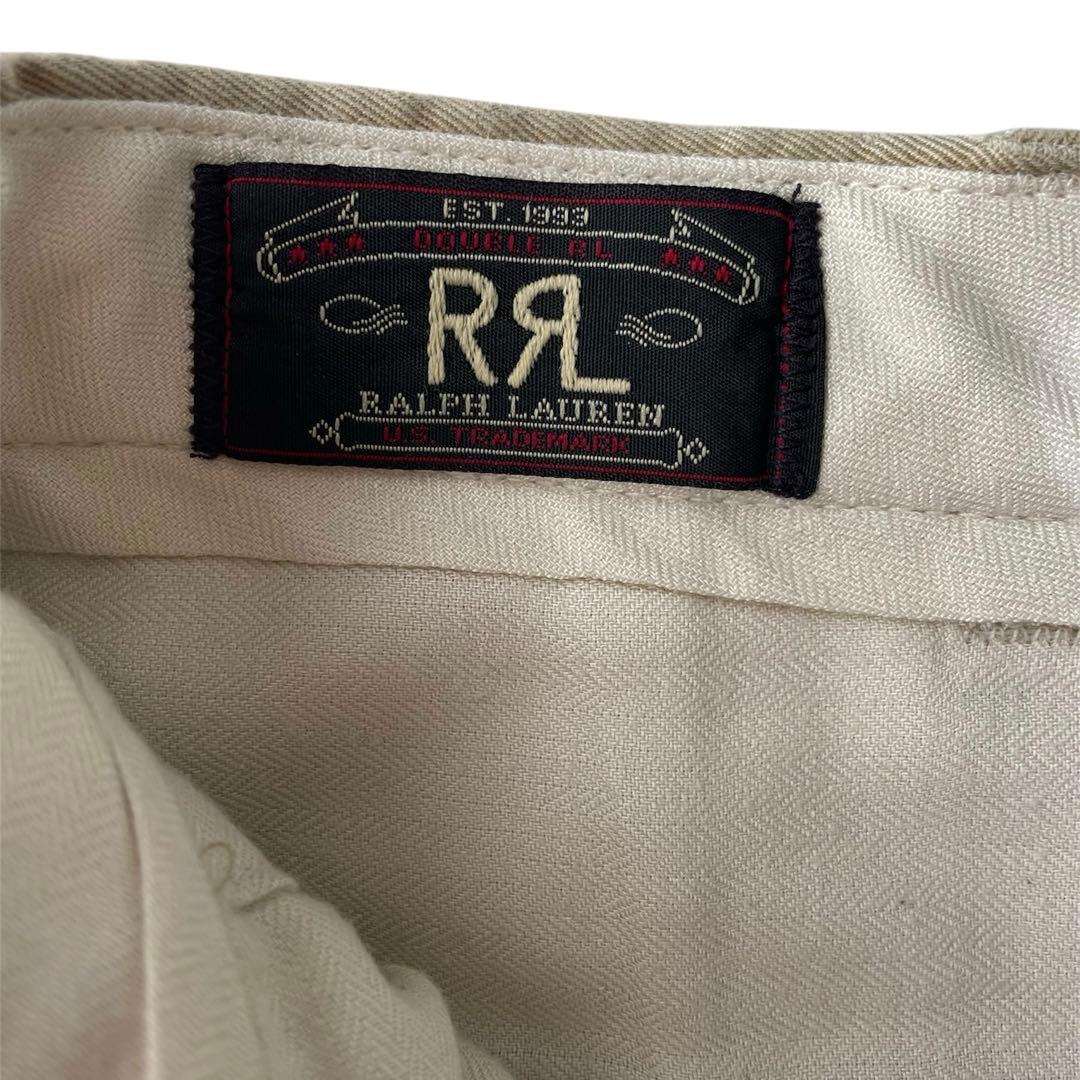 90s RRL 初期 チノパン USA製 W34 ベージュ 太め ヴィンテージ