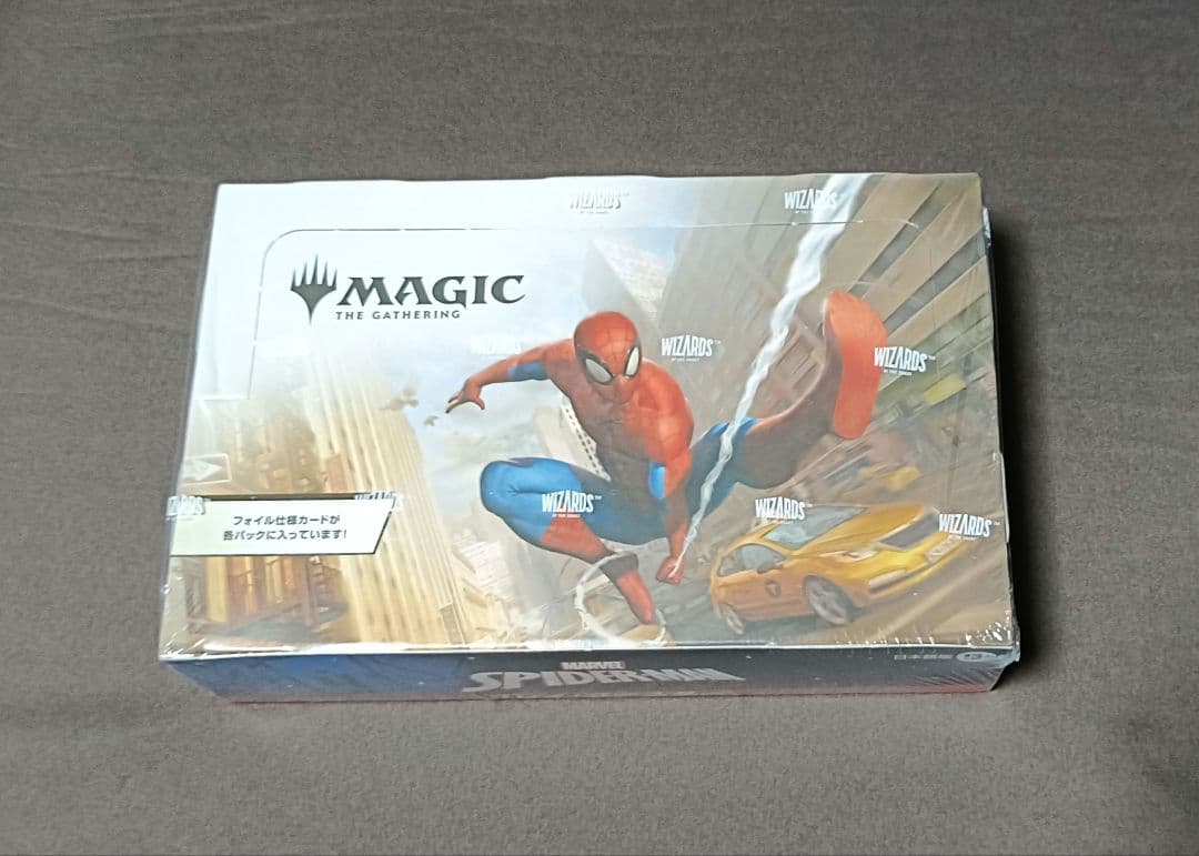 MTG　スパイダーマン　プレイブースター　BOX　シュリンク付き　プロモ付き