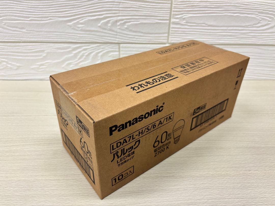 Panasonic LDA7LHS6A1K LED 一般 60W形 電球色 ④