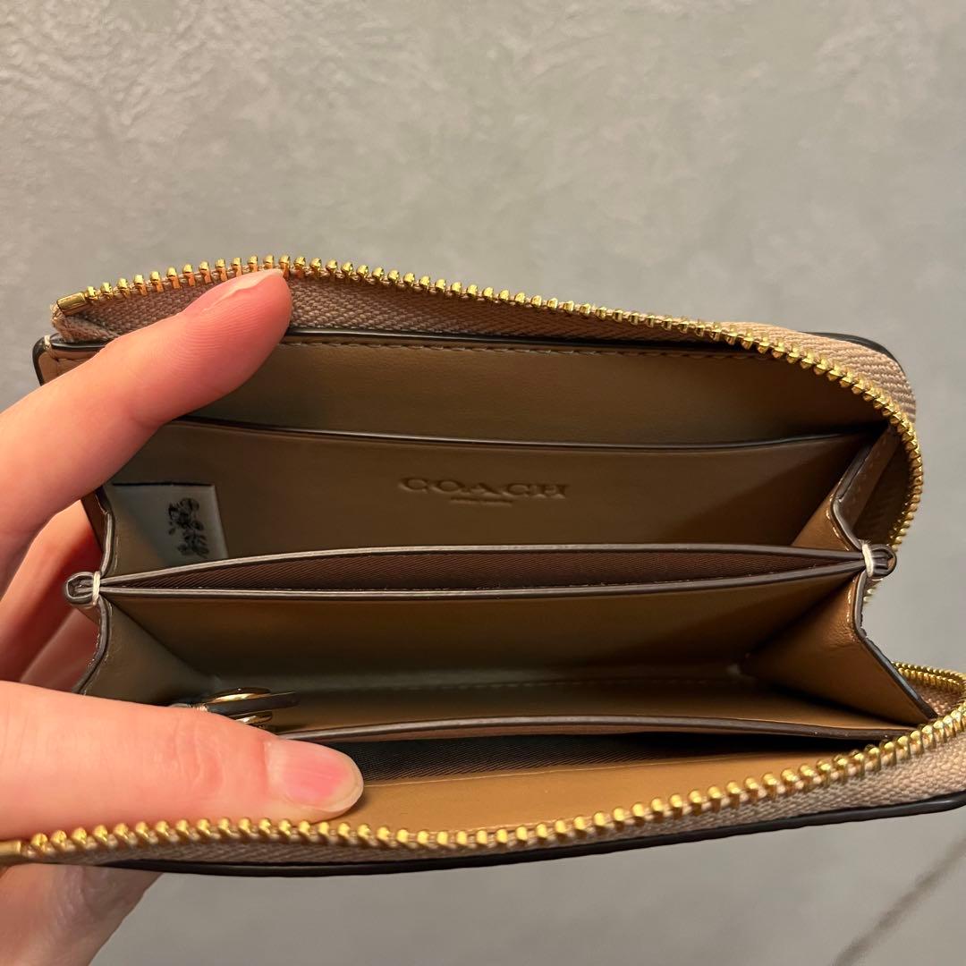 COACH ベージュ ケース、フラグメントケース