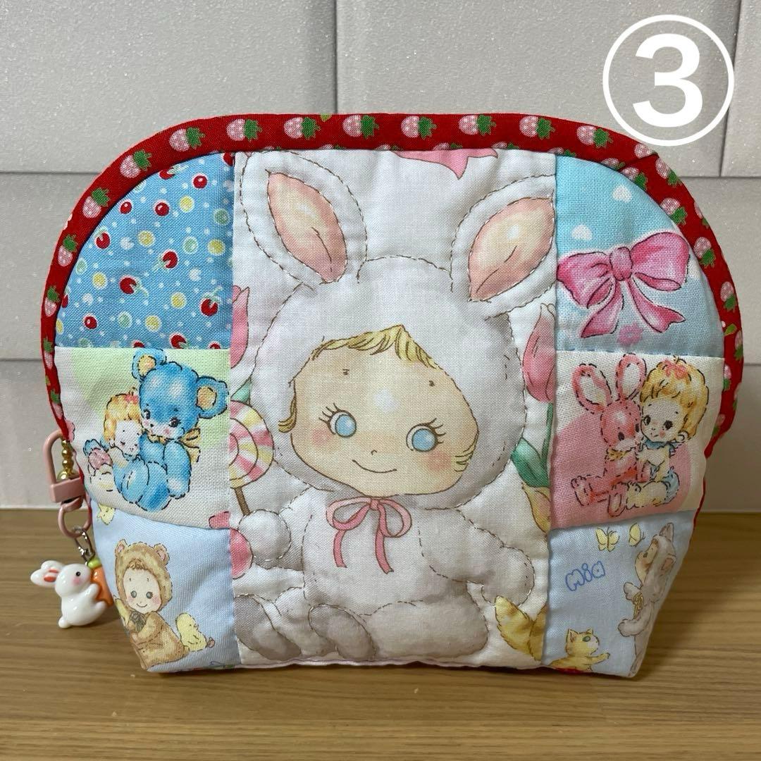 葉明さま　ぷにぷにキャンディ　ポーチ　バニティーポーチ　パッチワーク