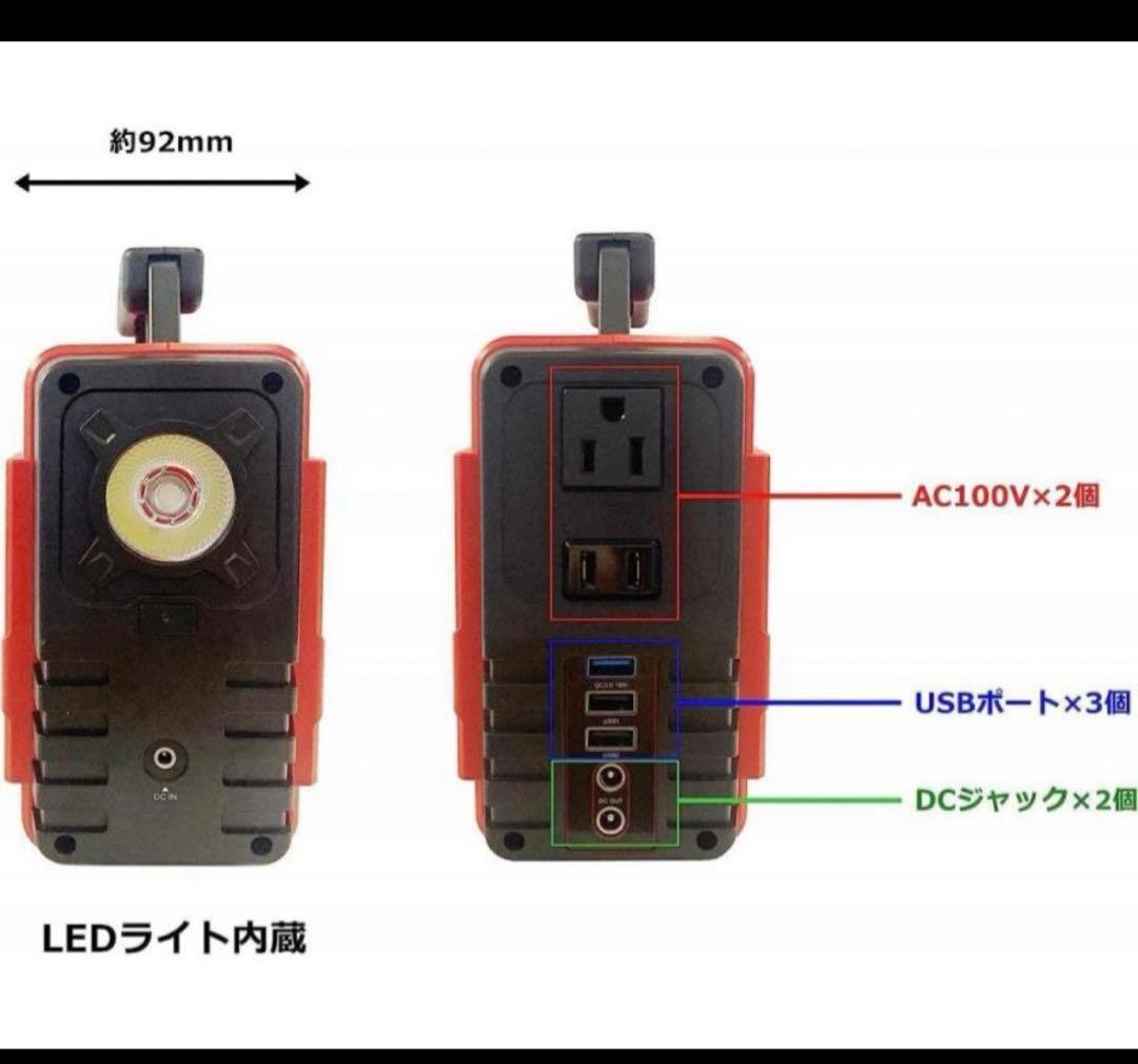 富士倉 ポータブルバッテリー ソーラーパネル付き １５０Ｗ ＢＡ－１５０ＳＳ