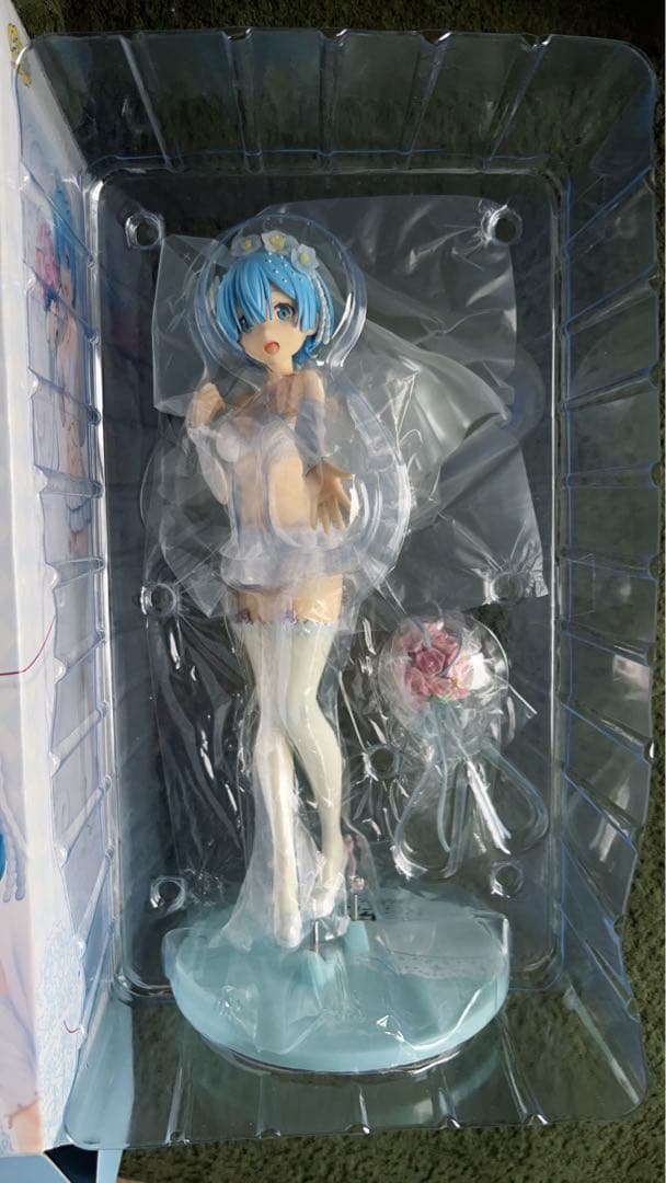 ファット 撮影のため一度のみ開封Re:ゼロ レム ウェディングドレス フィギュア