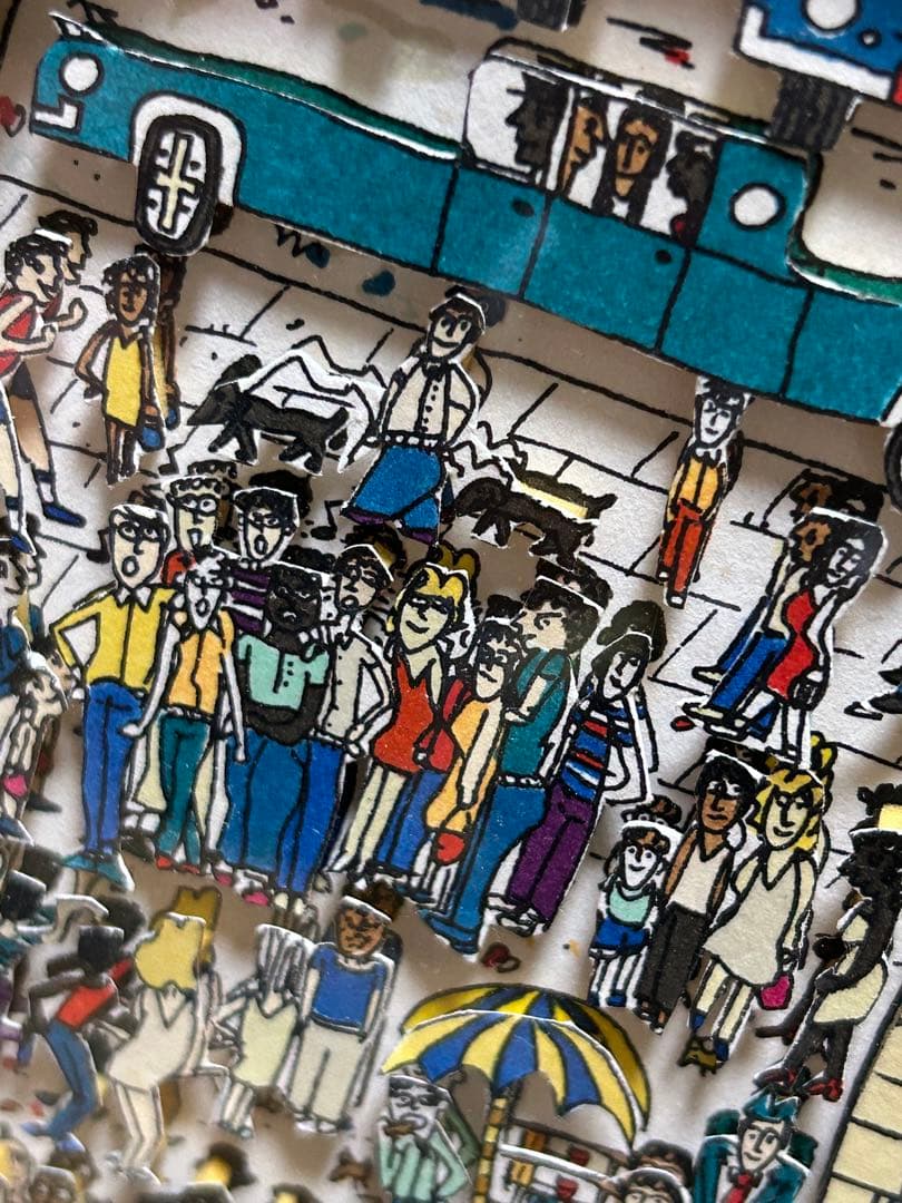 James Rizzi ジェームス•リジィ　3D シルク　アート