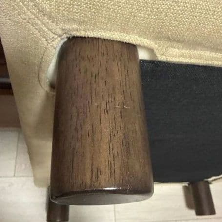 さむすん 無印良品 オットマン ベージュ脚無