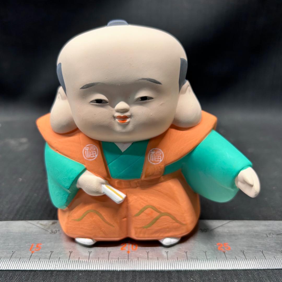 ▽Bi1072 福助株式会社謹製 福助人形 4体まとめ 紙箱入り