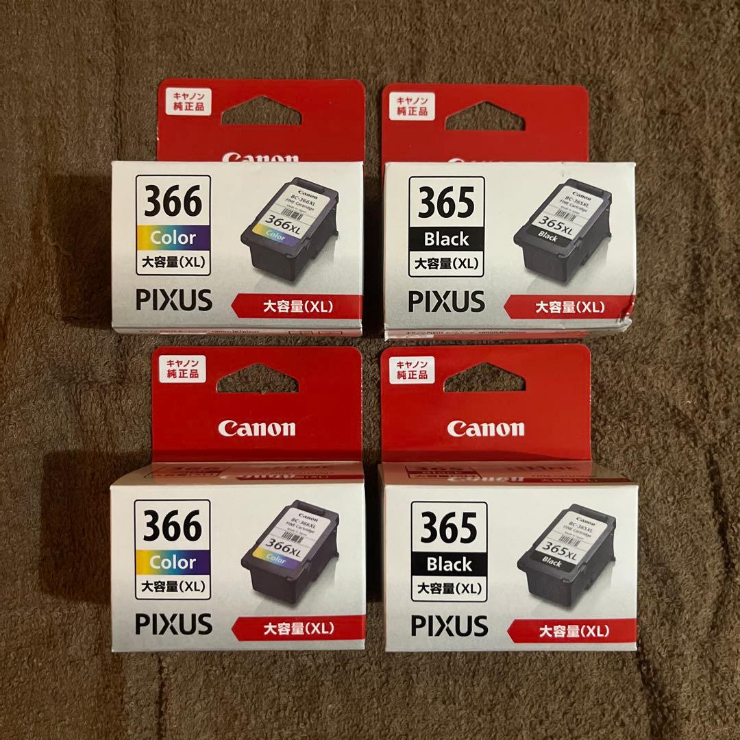 Canon BC366XL+365XL 純正大容量インクセット新品未開封