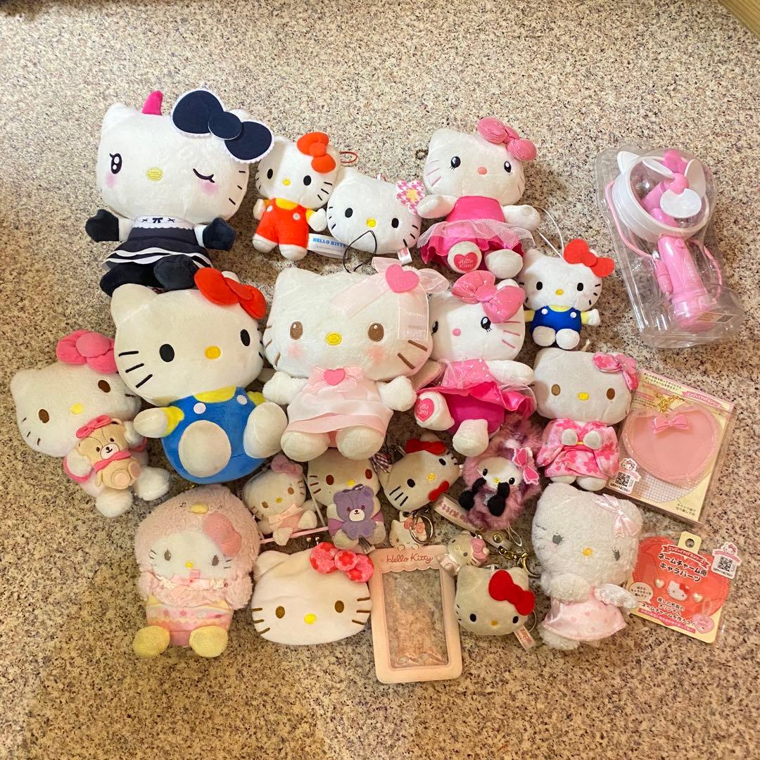 ハローキティ ぬいぐるみ キーホルダー セット