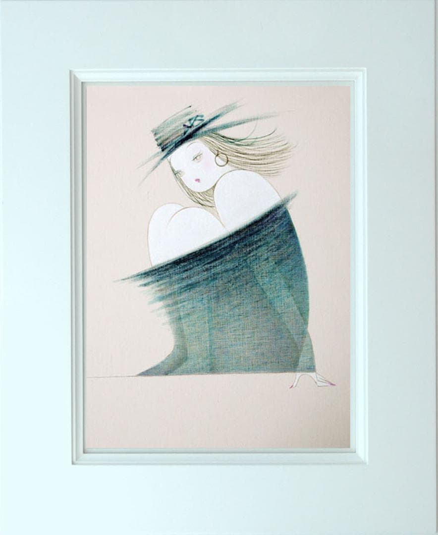 油絵 絵 絵画 インテリア 額付(銀) F6-080114 人物 女性像