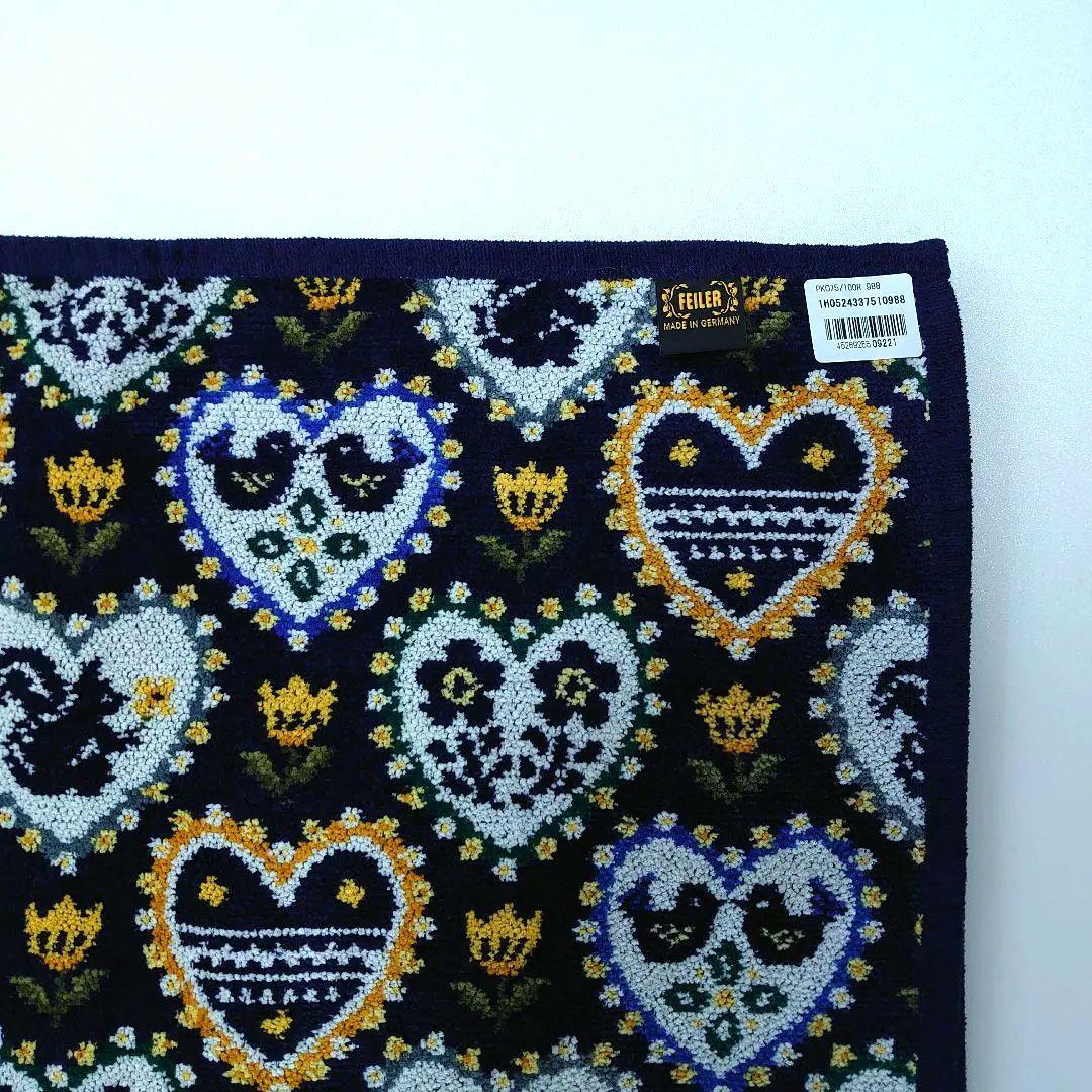 匿名配送☆新品☆フェイラー　ピックオンニ　プティクロス　ネイビー