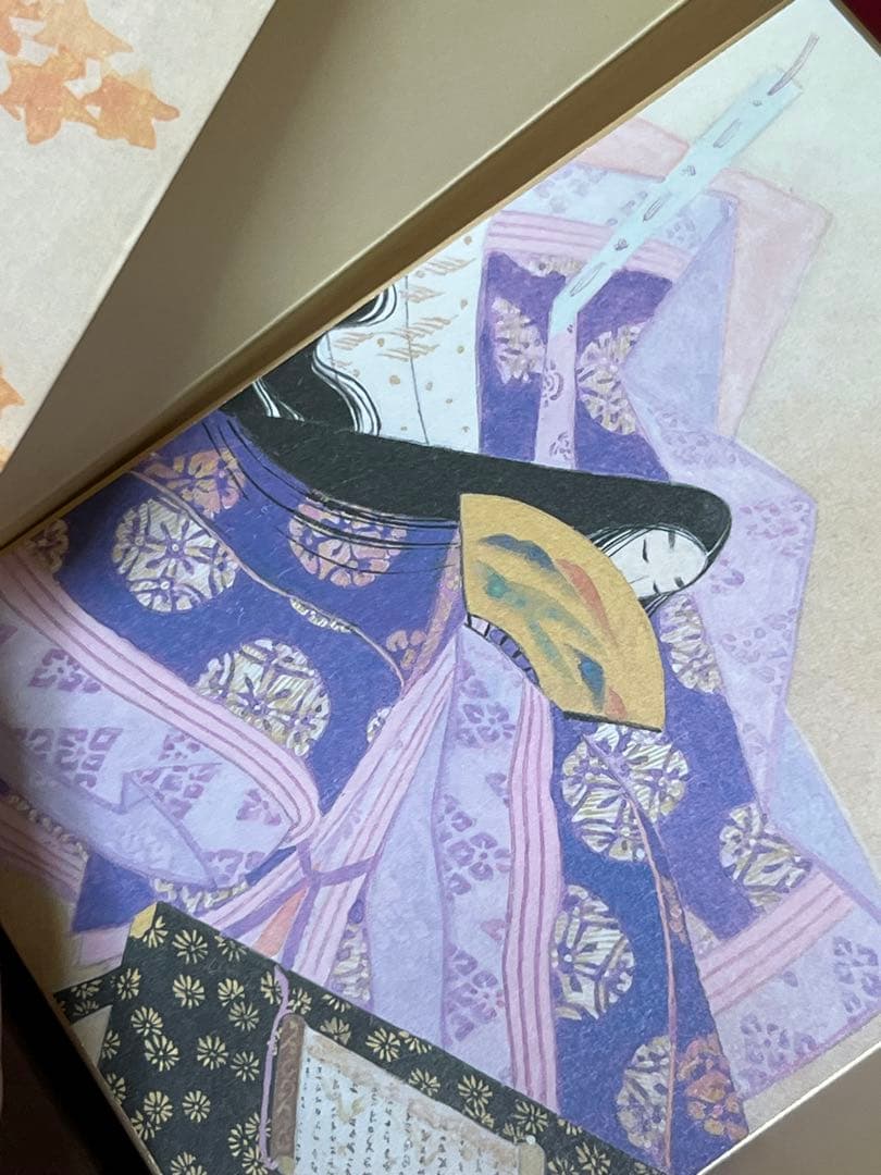 篠田桃紅書　百人一首掛け軸かるたセット