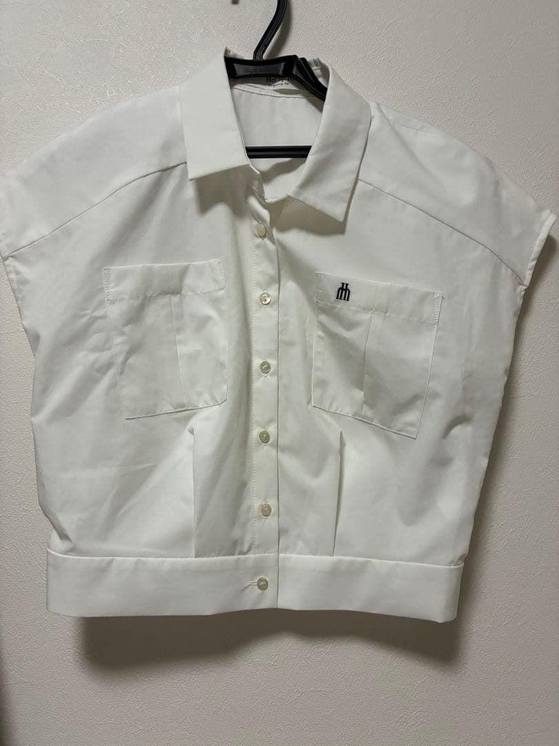 Her lip to Trois Logo Cropped Shirt Sサイズ