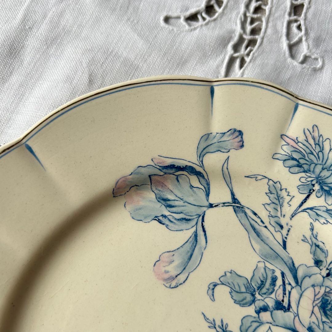 LONGCHAMPS デザート　プレート　b ボタニカル　手彩色