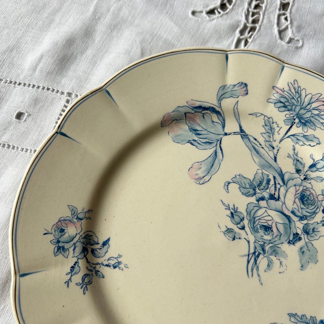 LONGCHAMPS デザート　プレート　b ボタニカル　手彩色