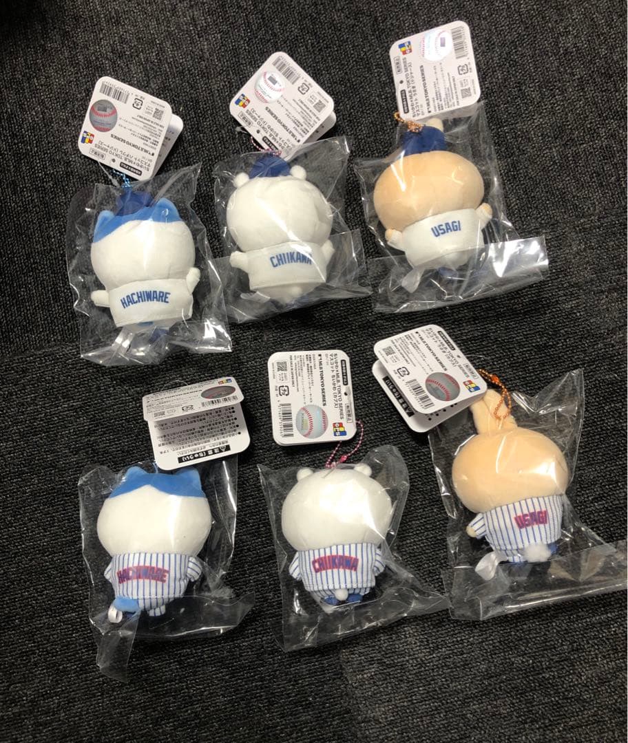 ★新品MLB WORLD TOUR TOKYOちいかわマスコット全種６個セット