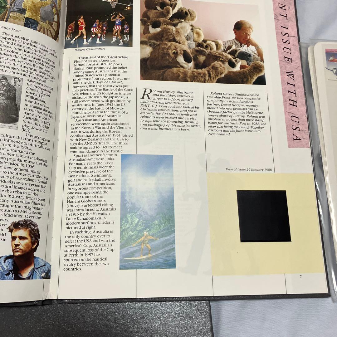 オーストラリア　スタンプとコレクションブック