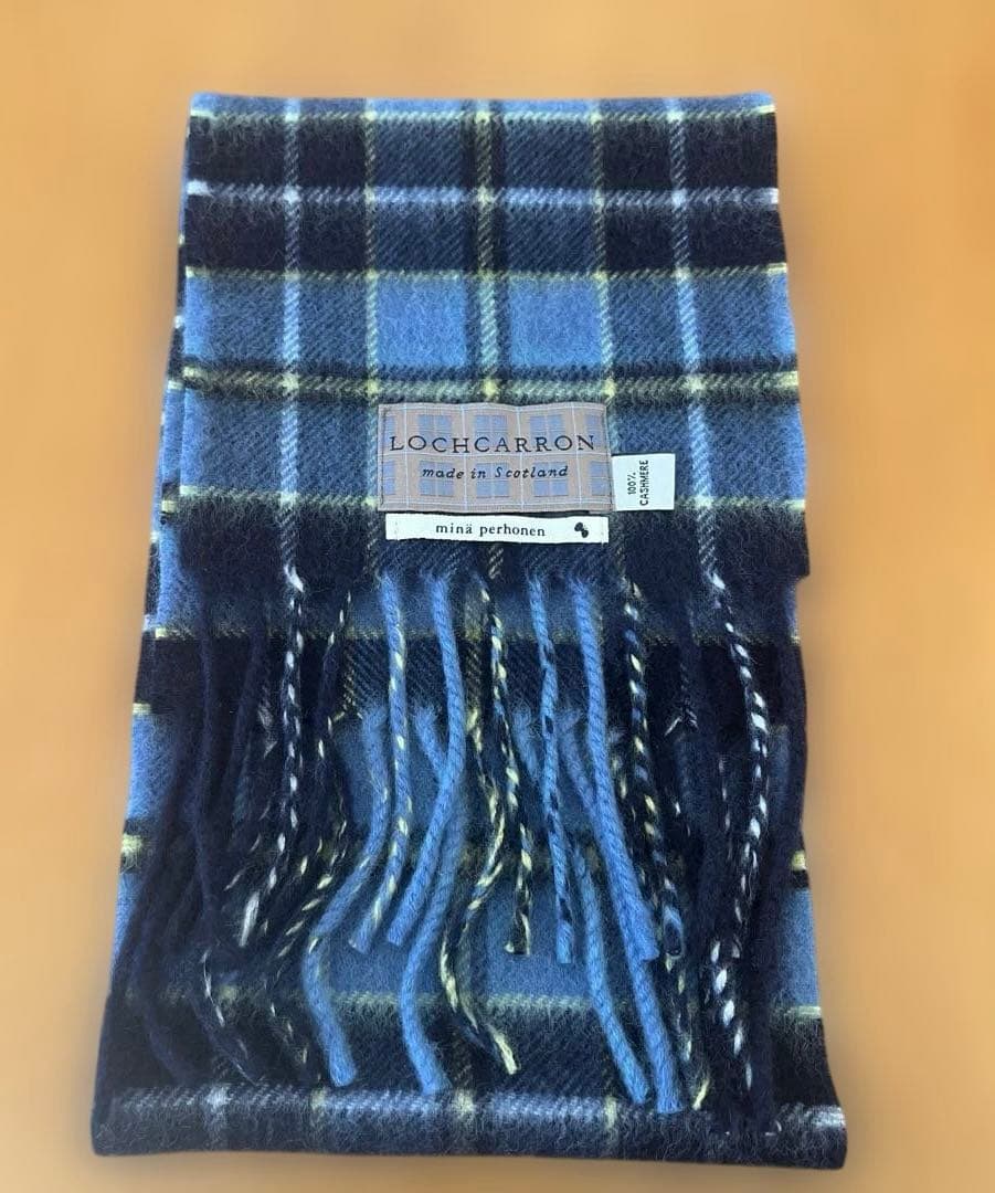 ミナペルホネン×LOCHCARRON タータンマフラー　おまけつき