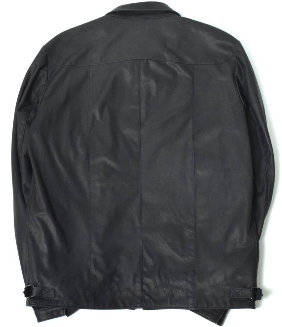 未使用 dacute ダクテ イタリア製 ソフト シープレザー ジャケット 50