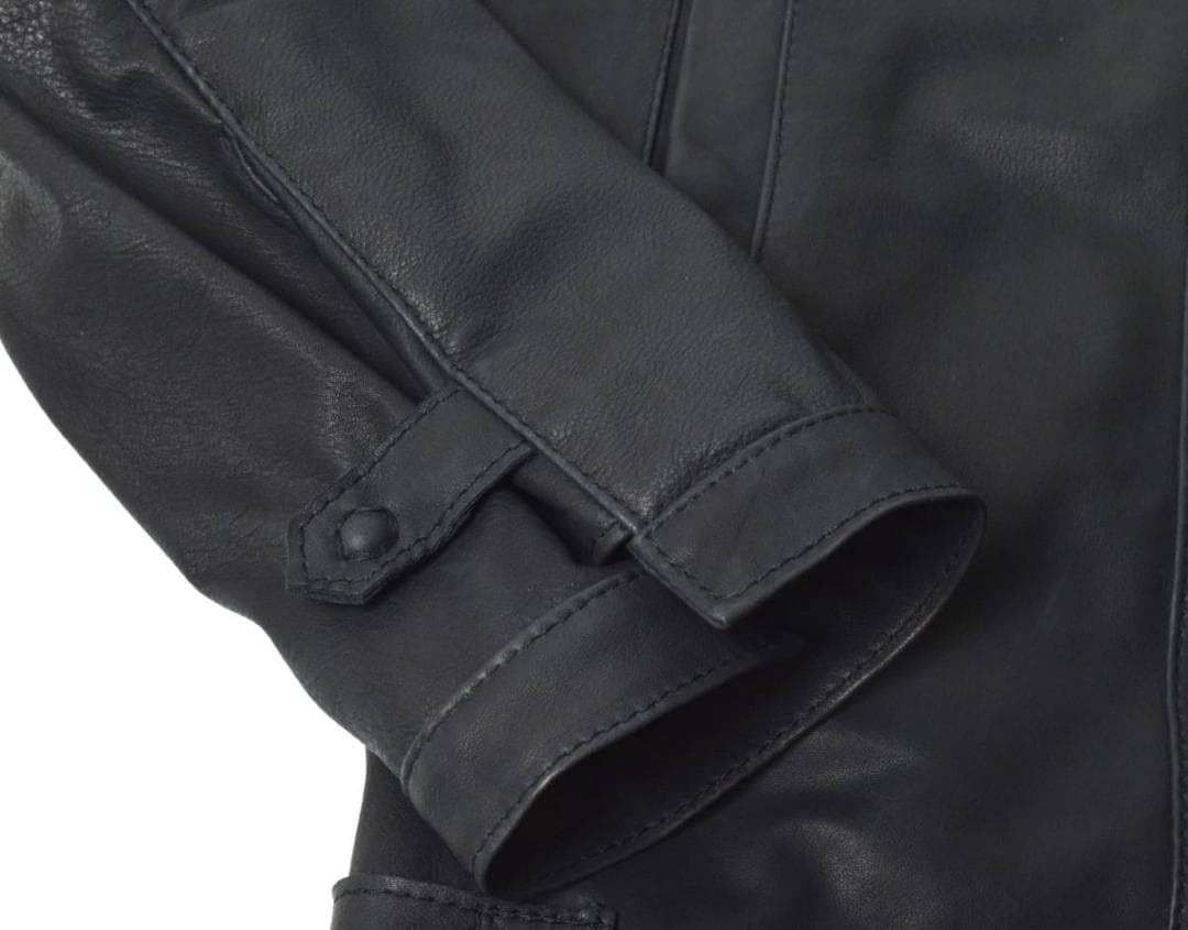 未使用 dacute ダクテ イタリア製 ソフト シープレザー ジャケット 50