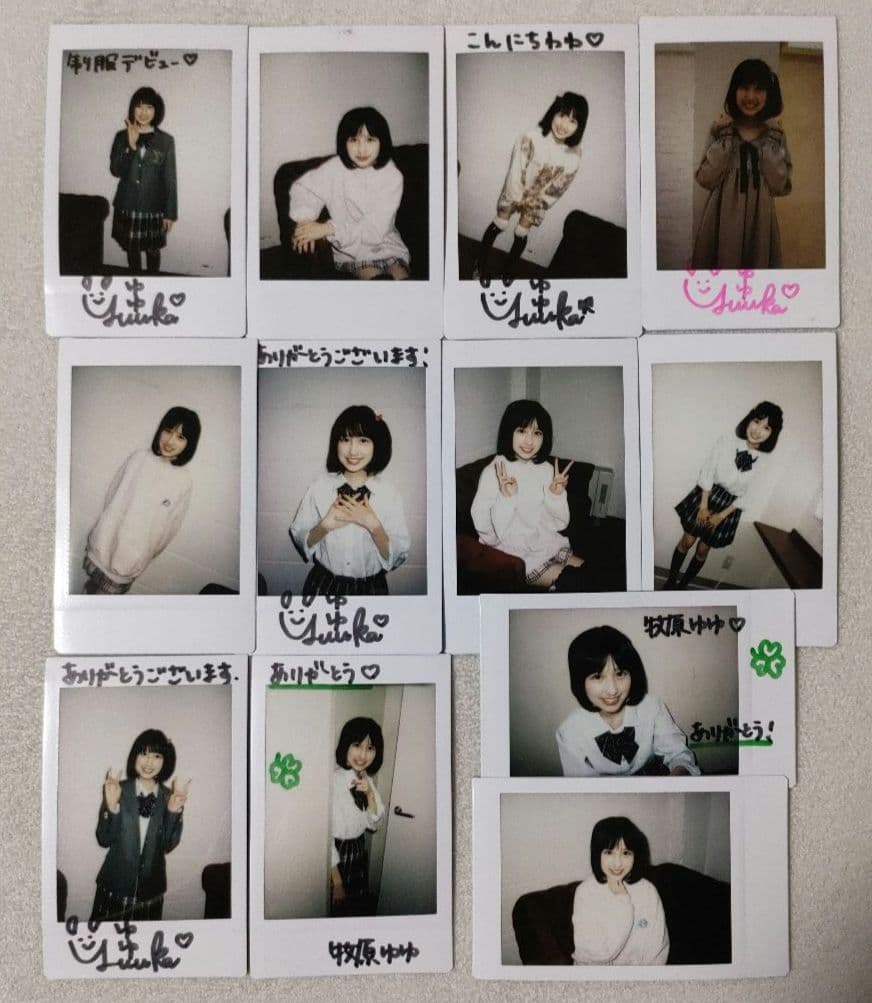 永遠少女症候群　牧原ゆゆ　チェキ12枚