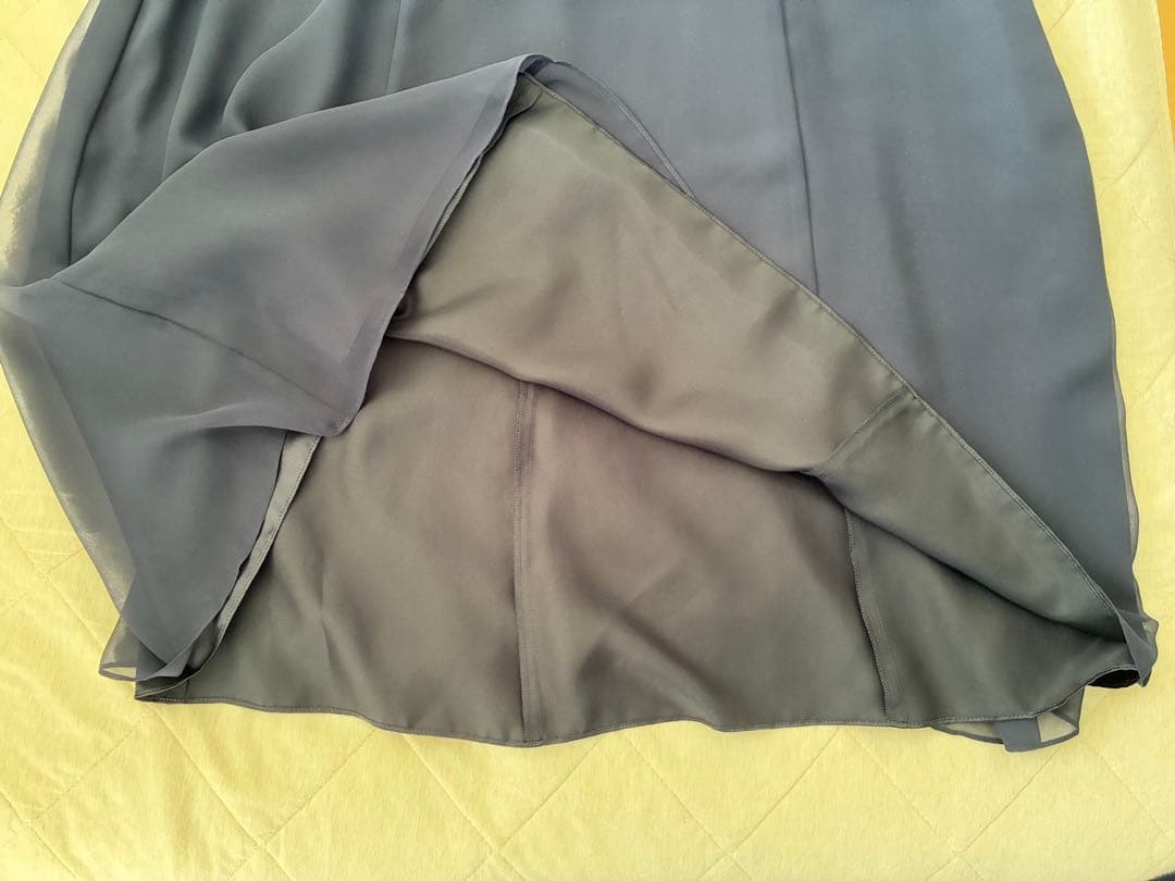 【soir dolce】ノースリーブ ネイビー ドレス