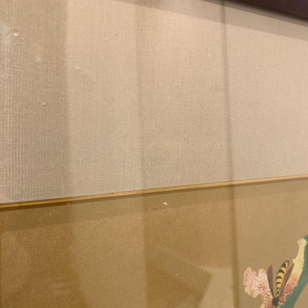 速水御舟　熟果　作品証明シール有り　日本画　真作