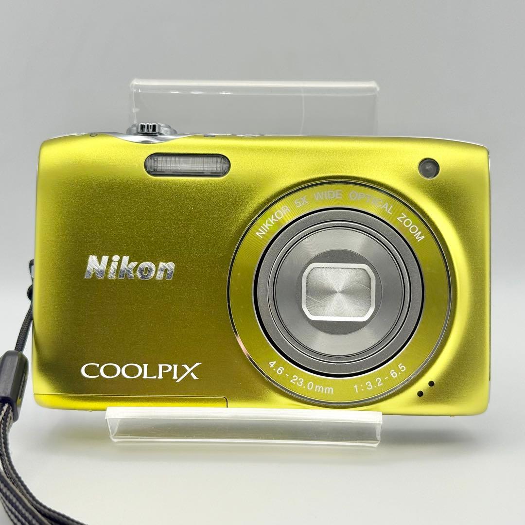 【箱付き/美品】Nikon COOLPIX S3100 コンデジ カメラ 動作品