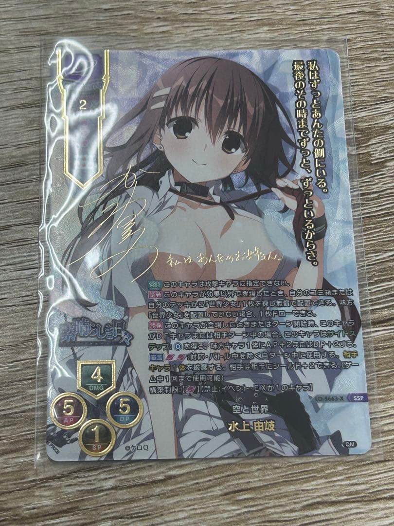 Lycee/リセ/Ver.ケロQ・枕1.0/SSP/空と世界 水上 由岐￼