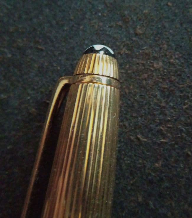 モンブラン 18金無垢 万年筆 マイスターシュテュック1447 ジャンク品