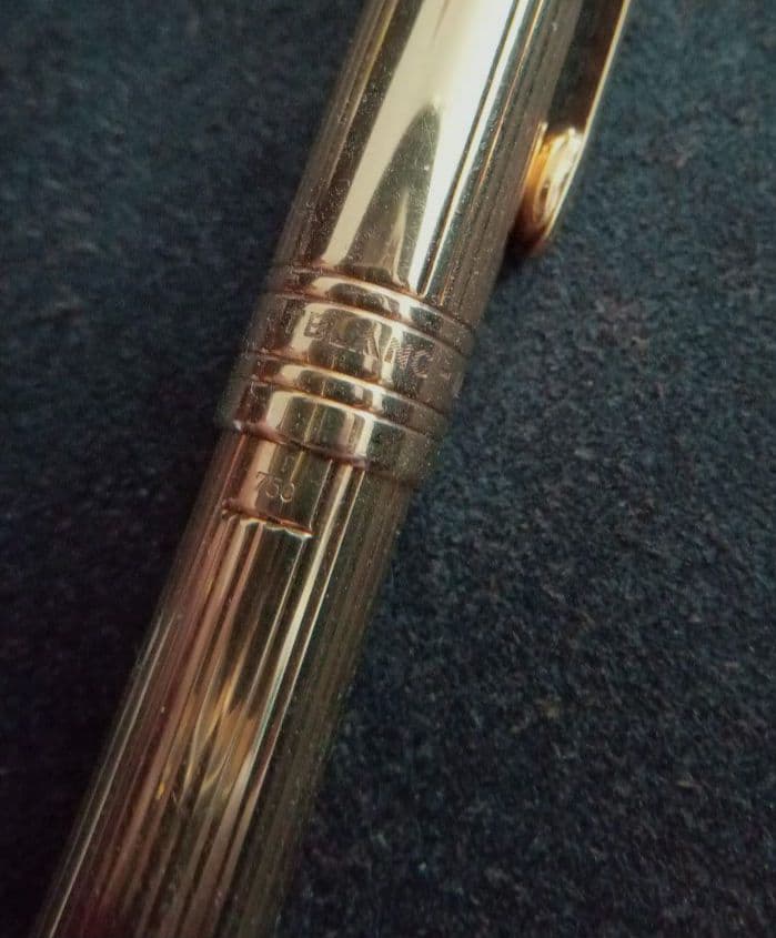 モンブラン 18金無垢 万年筆 マイスターシュテュック1447 ジャンク品