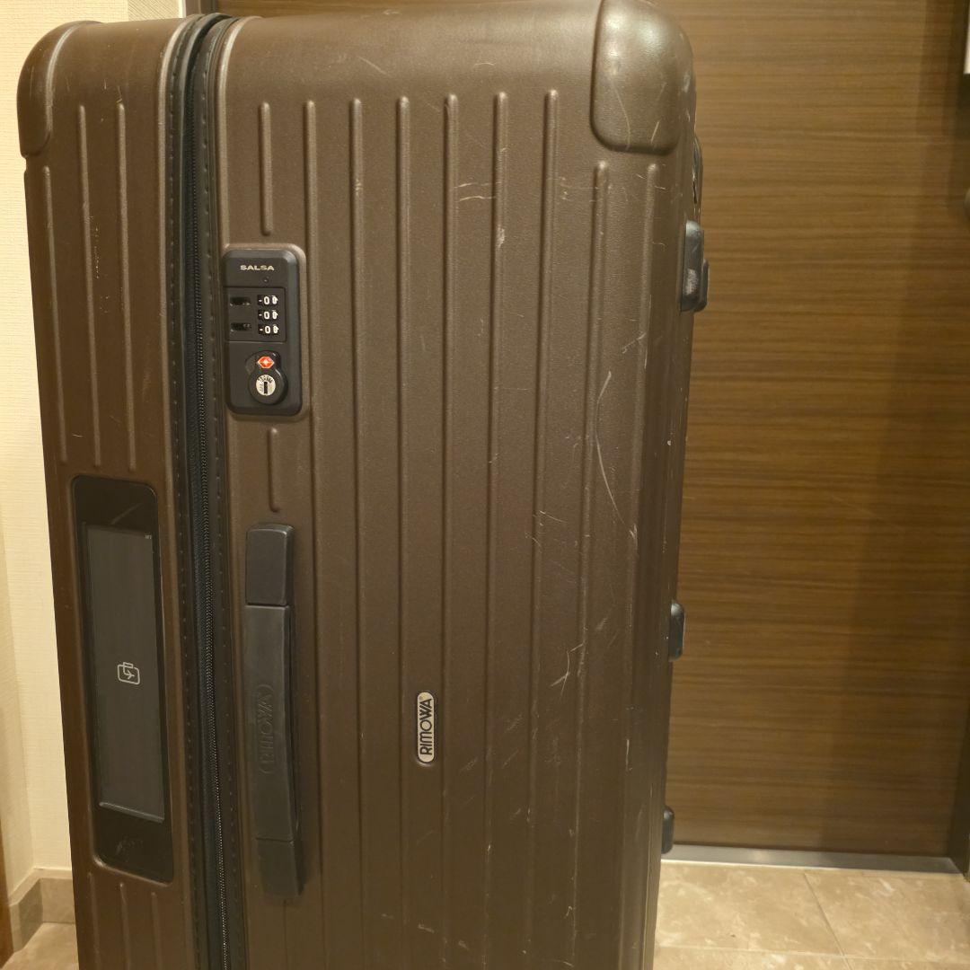 リモワRIMOWAブラウン キャリーケース 大容量 4輪
