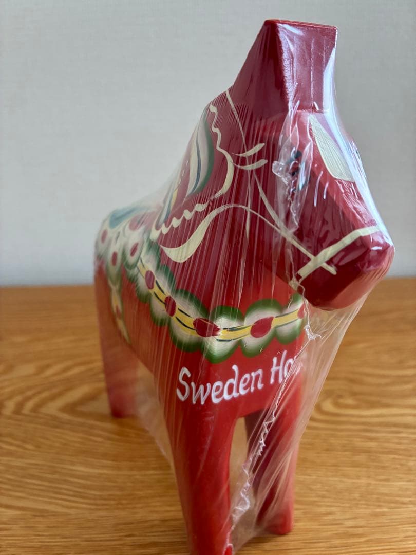 【専用】新品 未使用 未開封！ダーラナホース 20㎝と16㎝ 赤青 2体