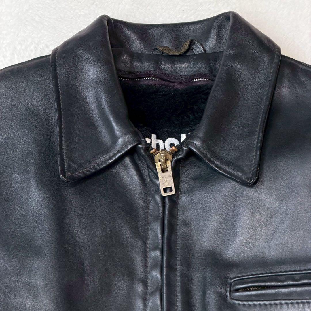 size40 schott AT101 ライダースジャケット 2way ライナー