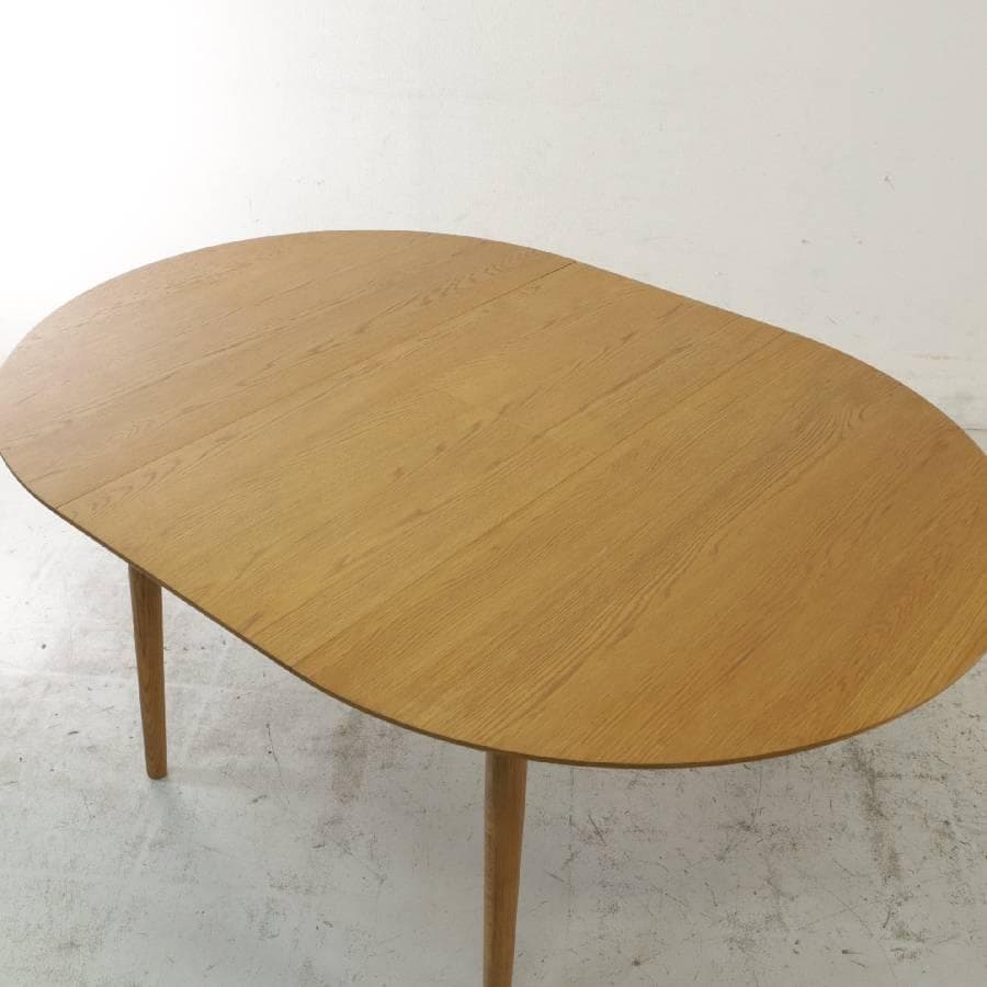 値下 展示美品 24年ウニコ ブレナ エクステンションテーブル Φ1100 伸縮