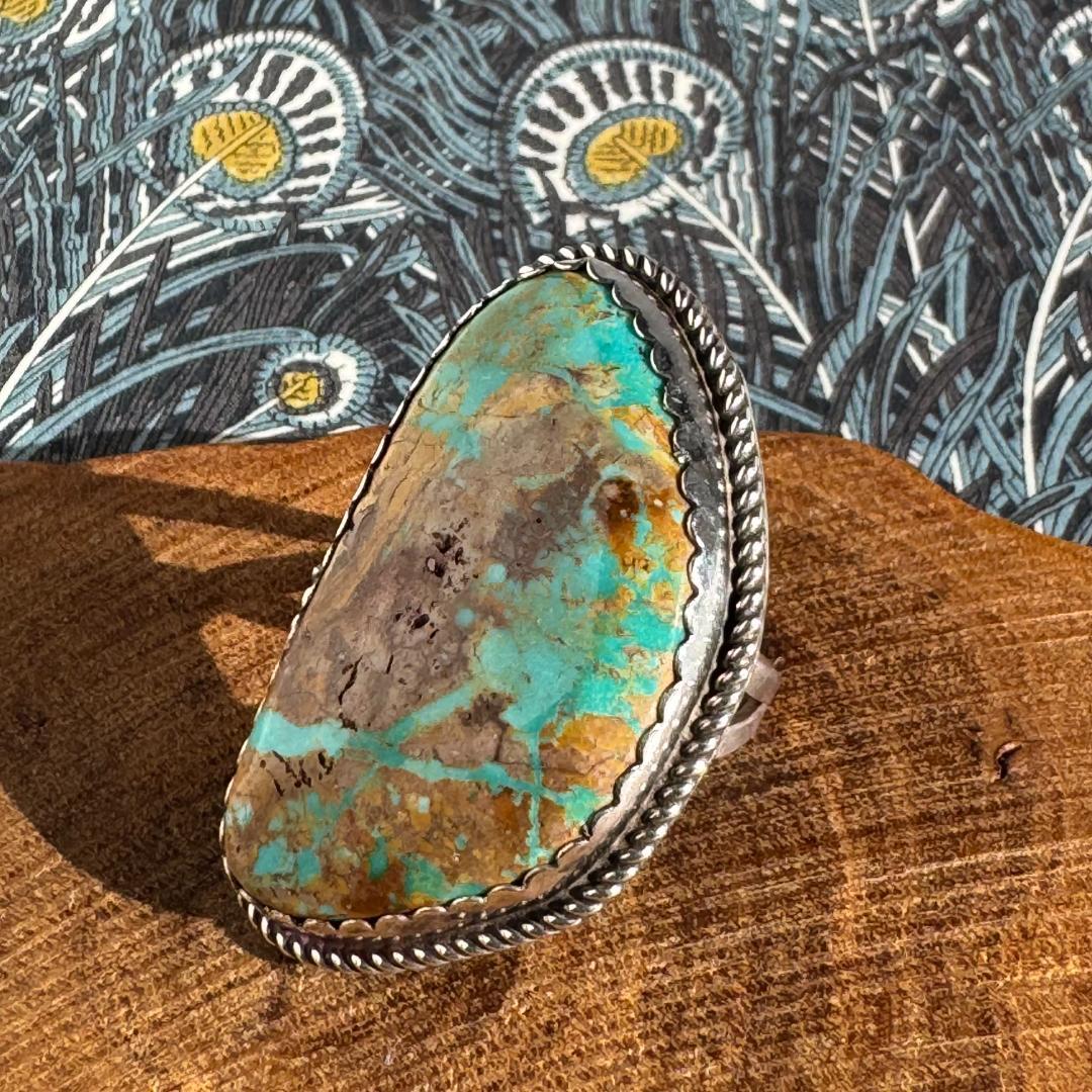 m*a様 90年代　ヴィンテージ 　インディアンジュエリー　ターコイズ 　シルバ