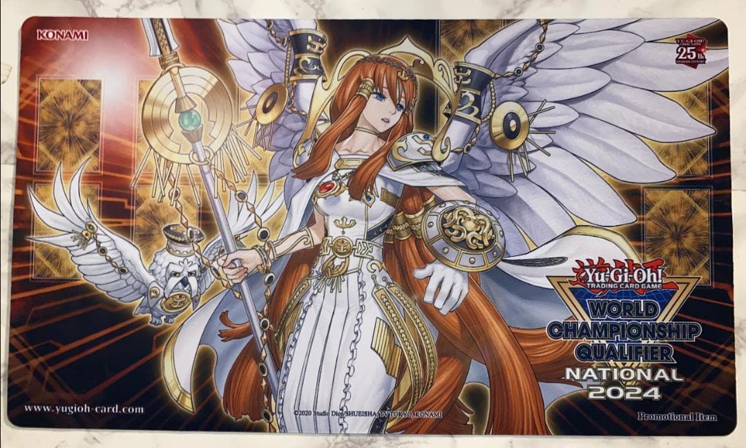 遊戯王 公式 2024 ライトロード・アテナ ミネルバ プレイマット 北米版
