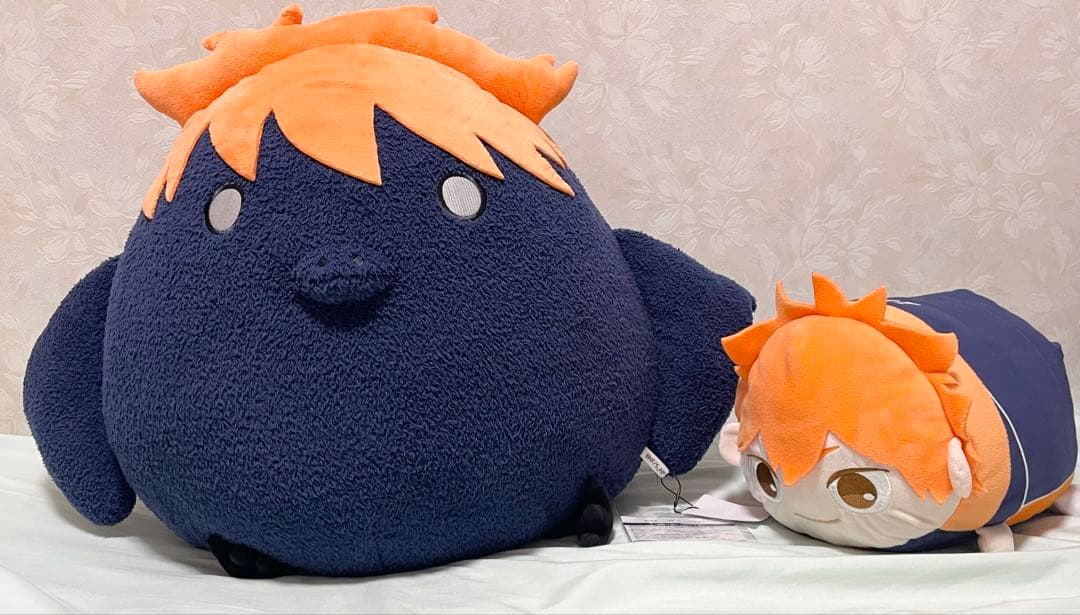 ハイキュー!!ヒナガラス超BIGクッション+ぽてコロマスコットbigA