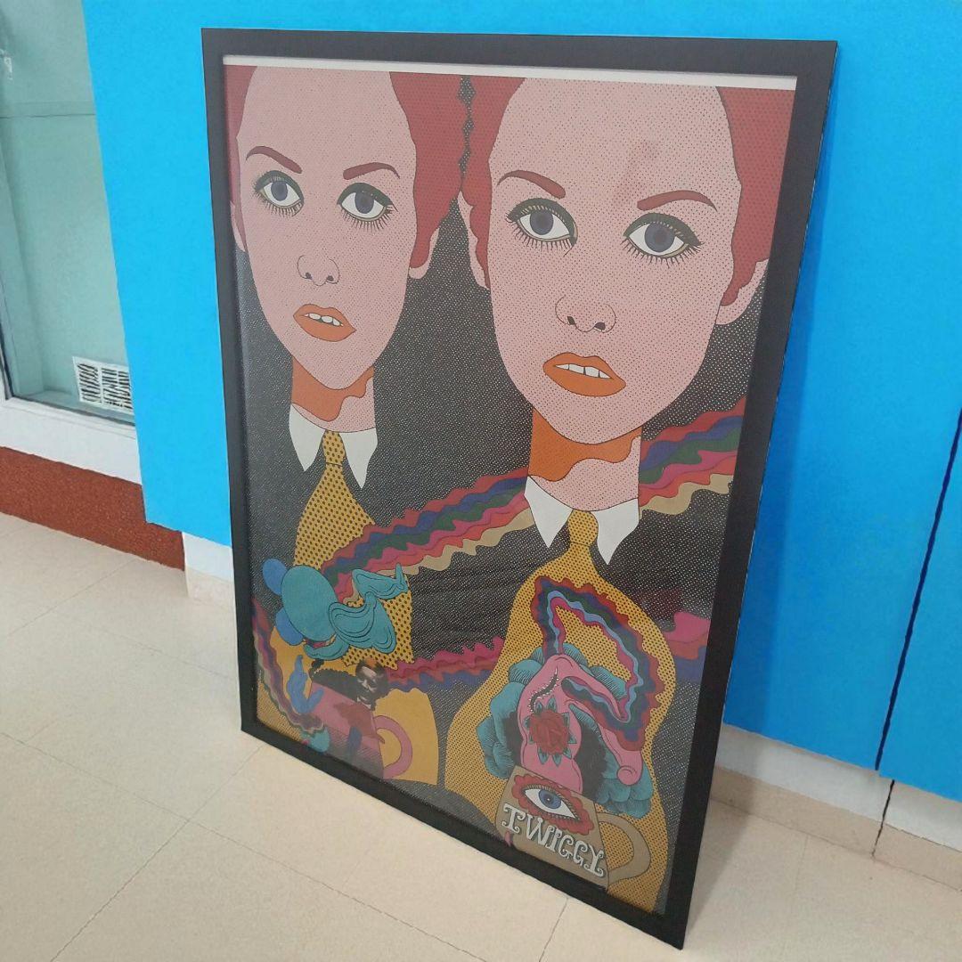 美品★田名綱敬一★COLORFUL★個展★ダブルツイッギー★ポスター★限定