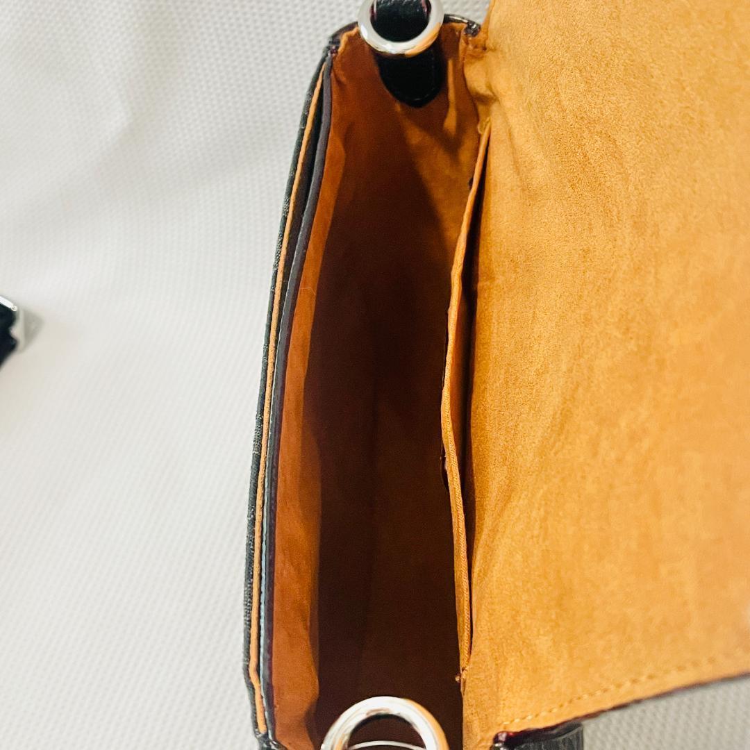 COACH シグネチャー デニム ブラック 黒 アメリア コーチ サドルバッグ