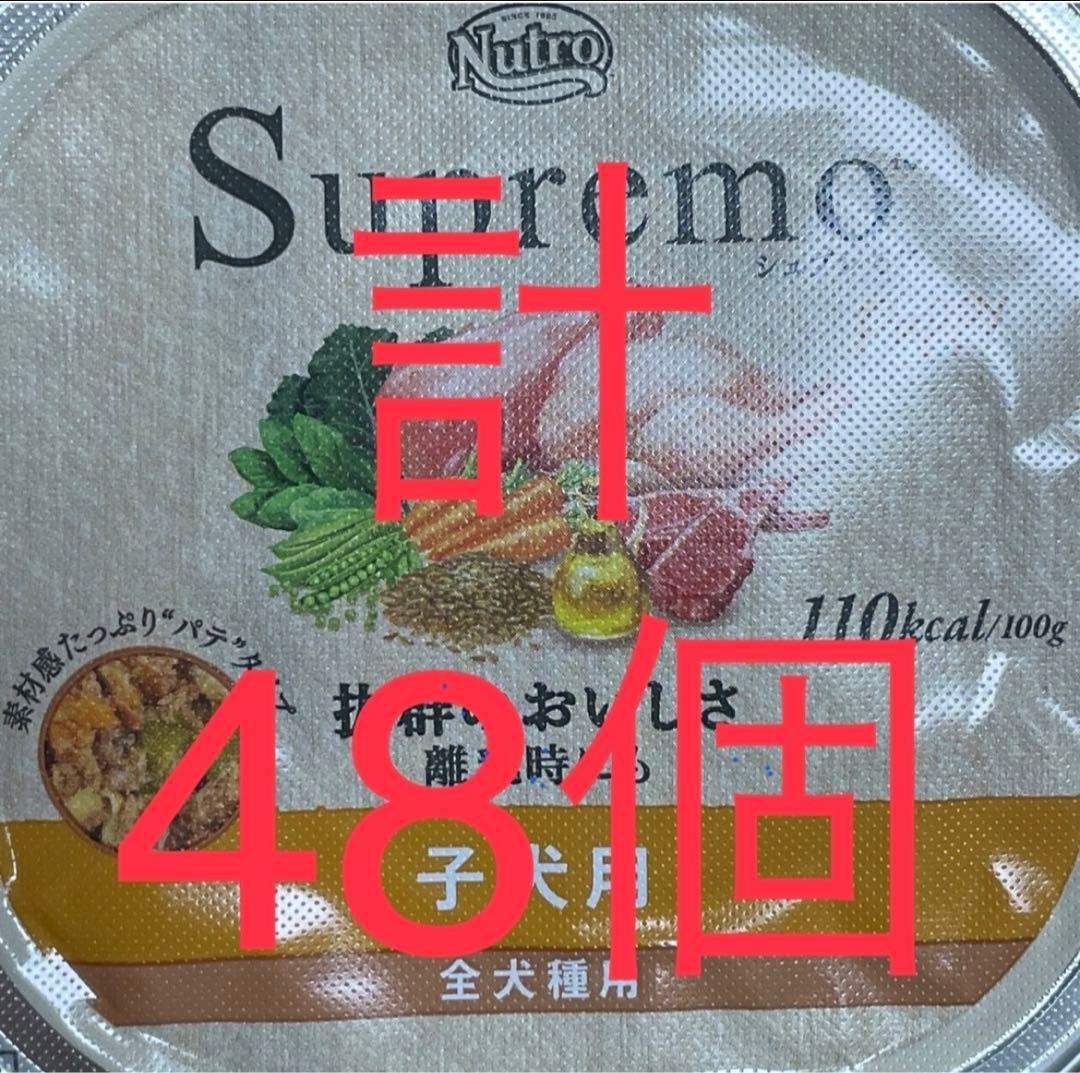 シュプレモ　トレイ　ウェットフード　　子犬用　チキン 100g 48個