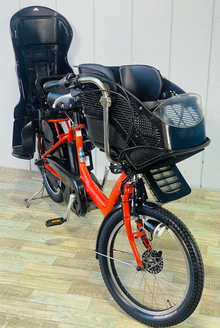 3059ブリヂストン8.7アンペア3人乗り対応子供乗せ　電動アシスト自転車