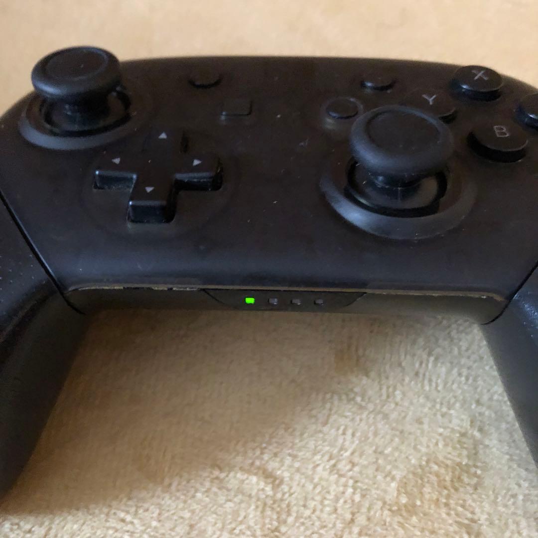 起動確認済Nintendo Switch本体2018年型 純正プロコントローラ付