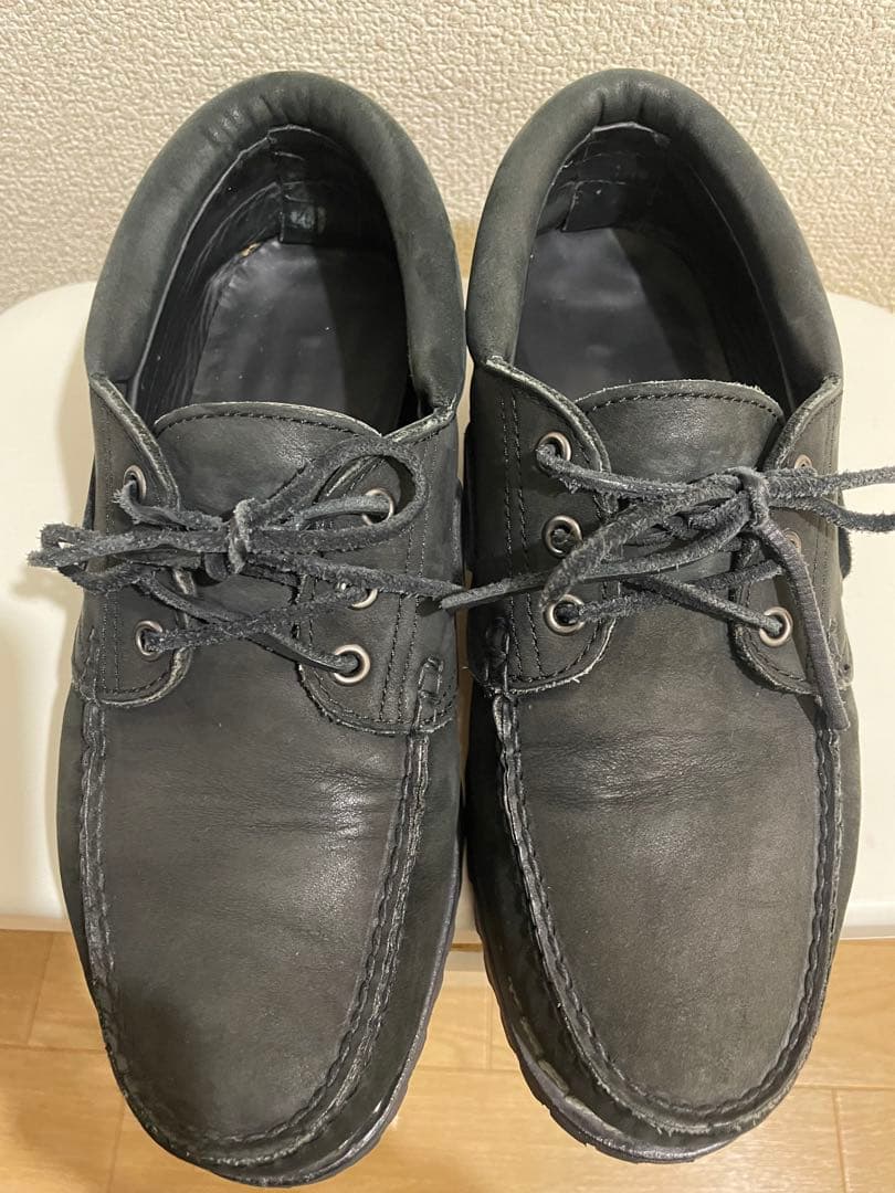 Timberland 3eye ティンバーランドオールブラック　デッキシューズ