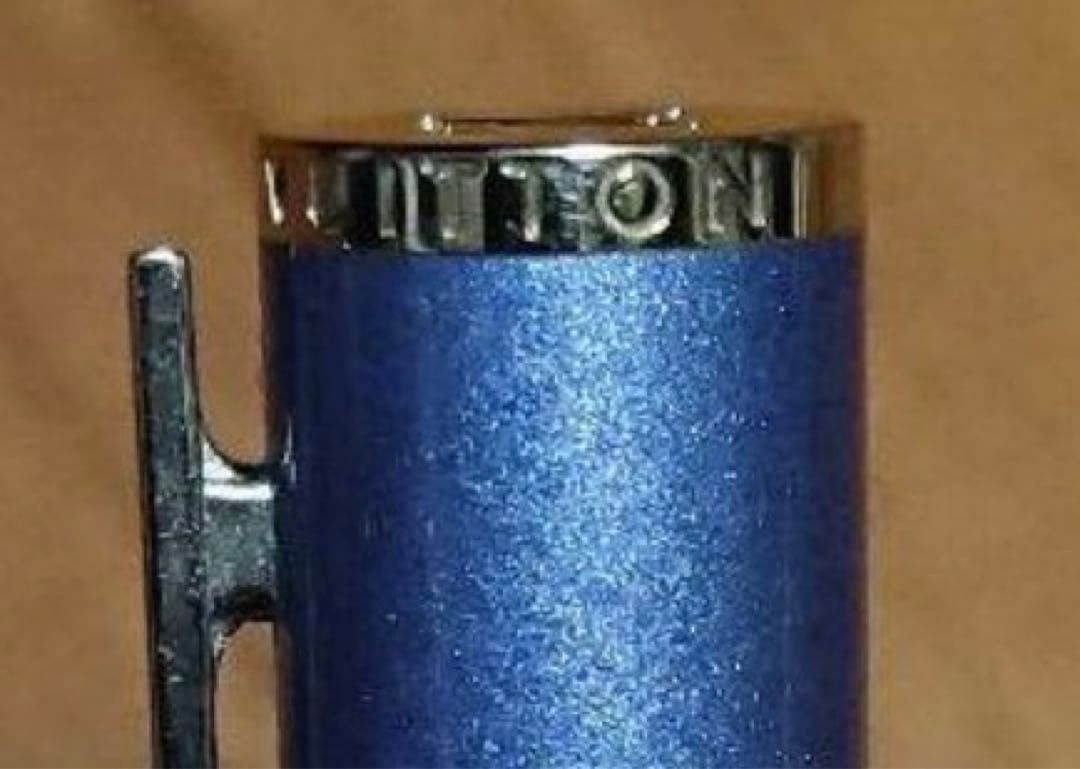 ルイヴィトン ボールペン ブルー系 used 美品