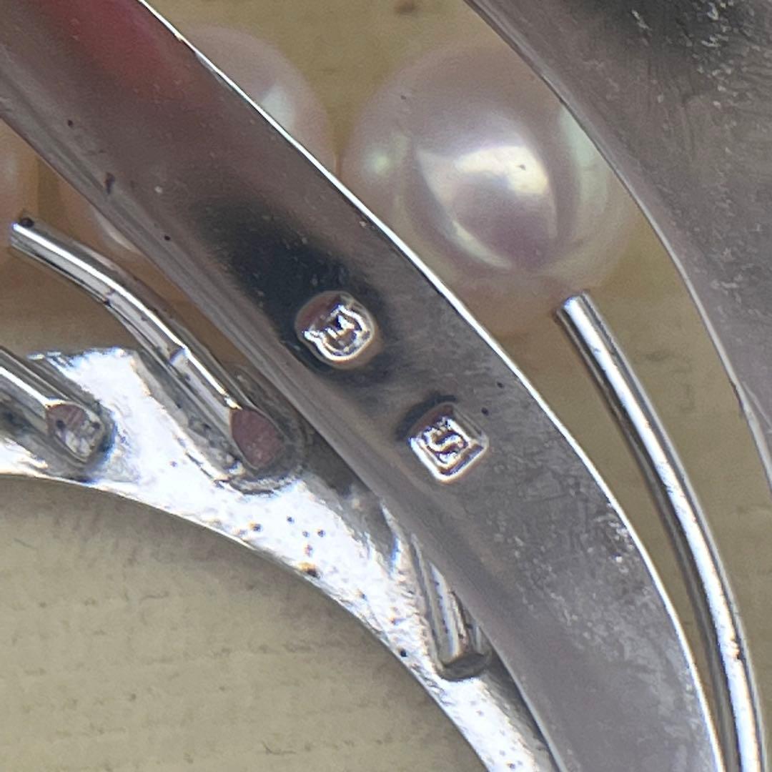 ☆美品☆ミキモト　パール　ブローチ　シルバー