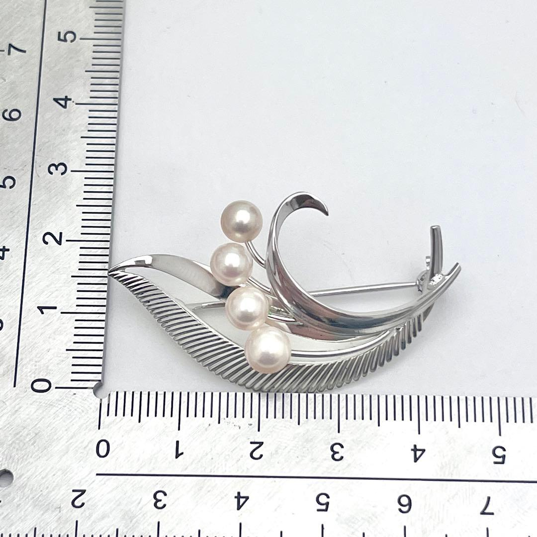 ☆美品☆ミキモト　パール　ブローチ　シルバー
