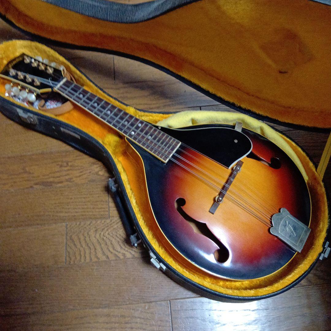 Jumbo製サンバースト 8弦 マンドリンJM-50 本体 ハードケース付き