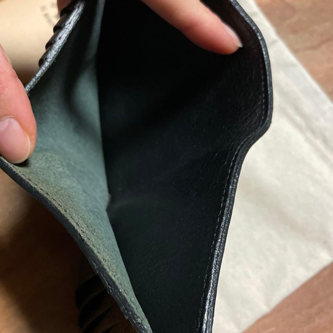 ILBISONTE イルビゾンテ ミニ財布 二つ折り財布　ブラック